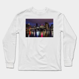 Docklands Stadium, Melbourne Docklands, Victoria, Australia. Long Sleeve T-Shirt